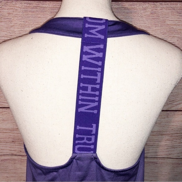 Disney The Little Mermaid Purple Ombre Ariel 89 Active Tank Top Size S - Picture 5 of 8